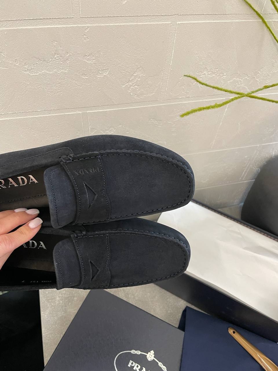 Мокасины Prada стильные BP-49130 Мокасины Prada стильные BP-49130