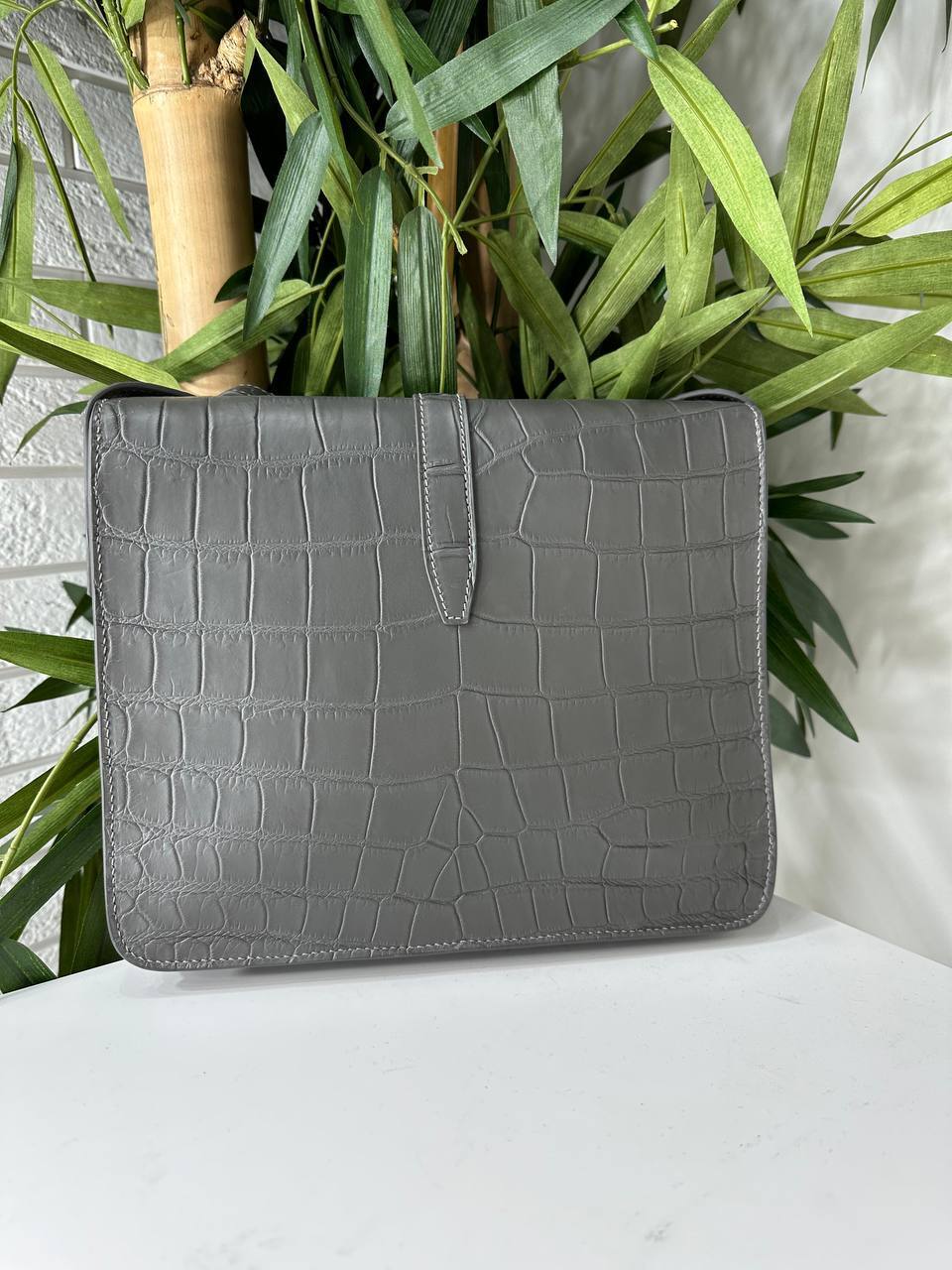 Крокодиловый мессенджер Hermes премиум BP-39150 Крокодиловый мессенджер Hermes премиум BP-39150