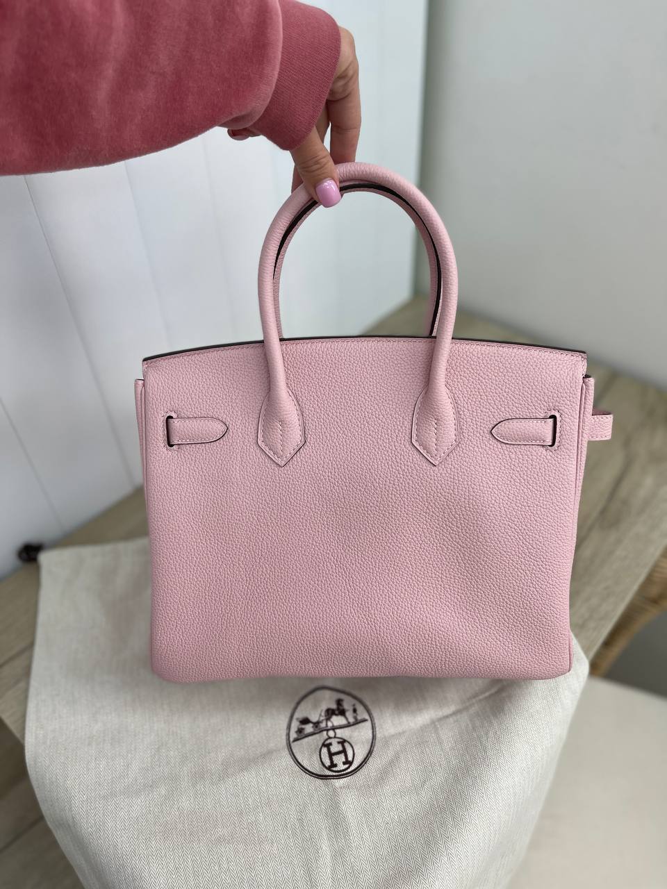 Трендовая женская сумка Birkin, Togo, 30 см Hermes BP-12675 Трендовая женская сумка Birkin, Togo, 30 см Hermes BP-12675