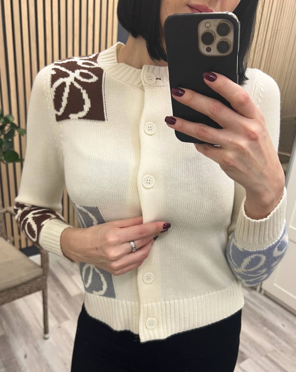 Loewe BP-38319 кардиган люкс Loewe BP-38319 кардиган люкс