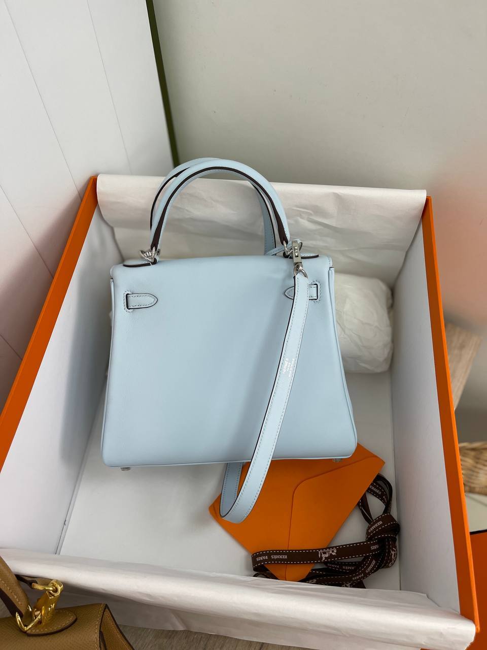 Коллекционная женская сумка Kelly 25 см, swift leather Hermes BP-33149 Коллекционная женская сумка Kelly 25 см, swift leather Hermes BP-33149