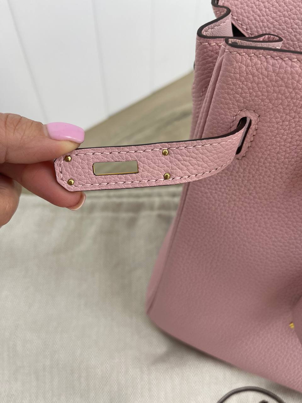 Трендовая женская сумка Birkin, Togo, 30 см Hermes BP-12675 Трендовая женская сумка Birkin, Togo, 30 см Hermes BP-12675