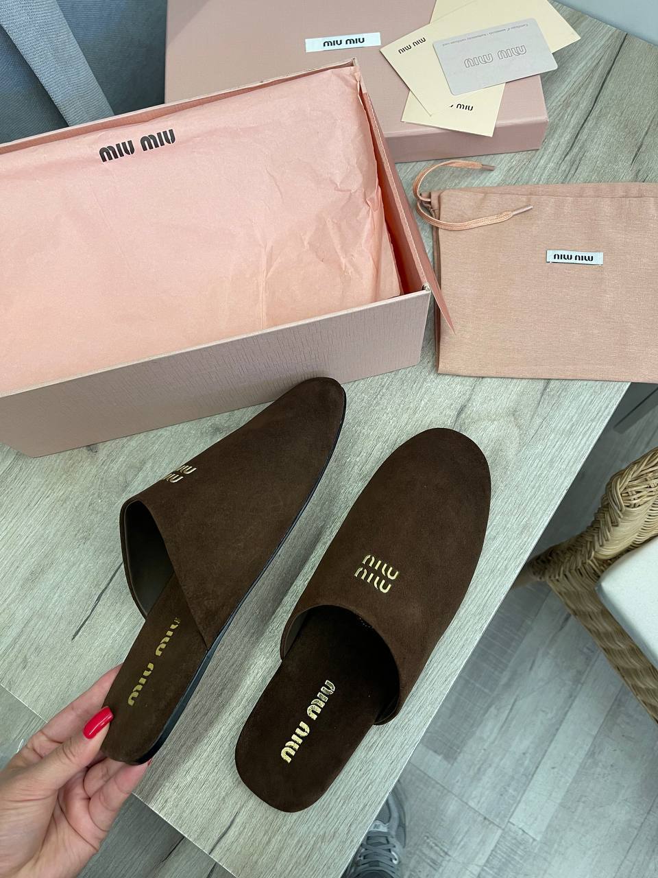 Люкс мюли Miu Miu BP-53179 Люкс мюли Miu Miu BP-53179