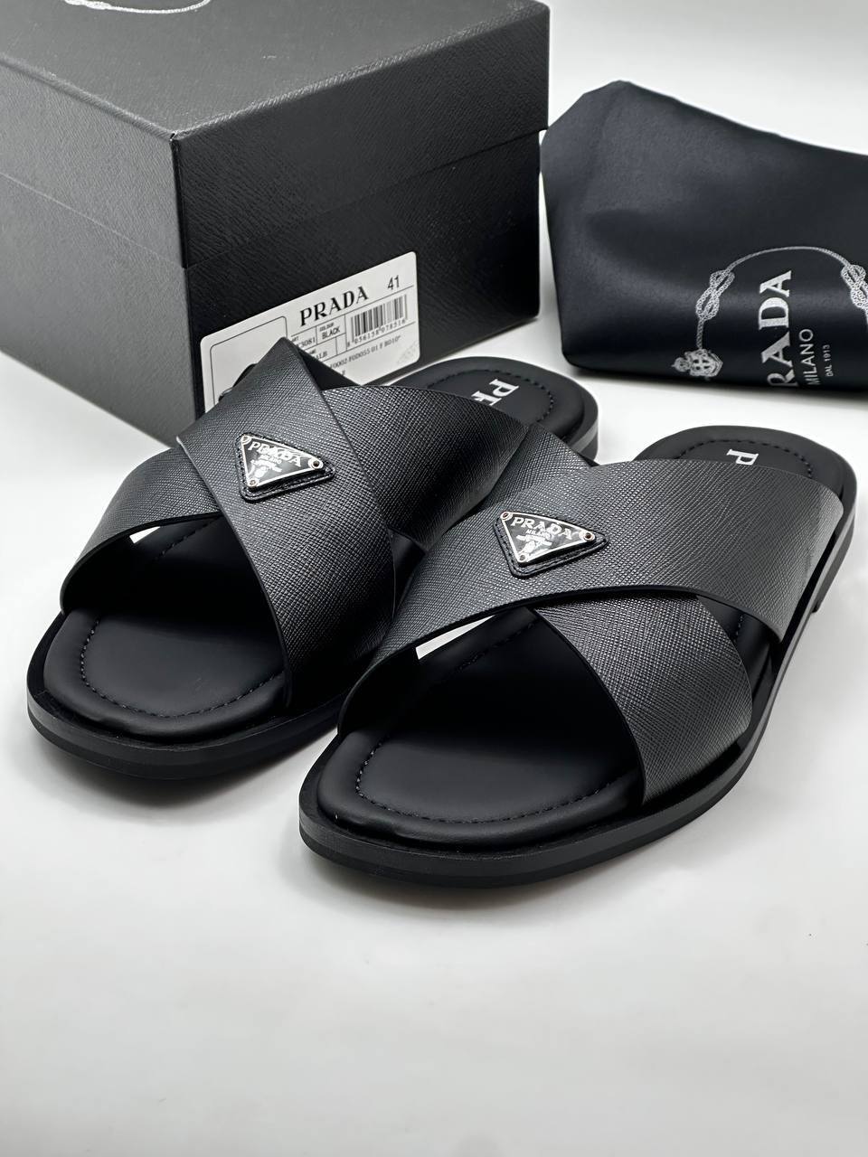 Шлёпанцы стильные Prada BP-33275 Шлёпанцы стильные Prada BP-33275