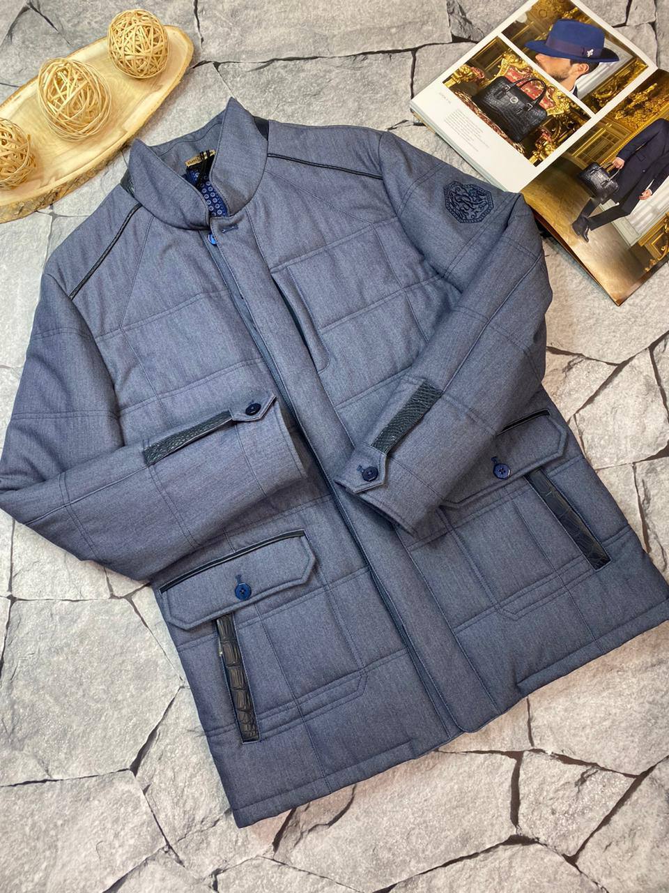 Куртка BP-22102 от Stefano Ricci повседневная Куртка BP-22102 от Stefano Ricci повседневная