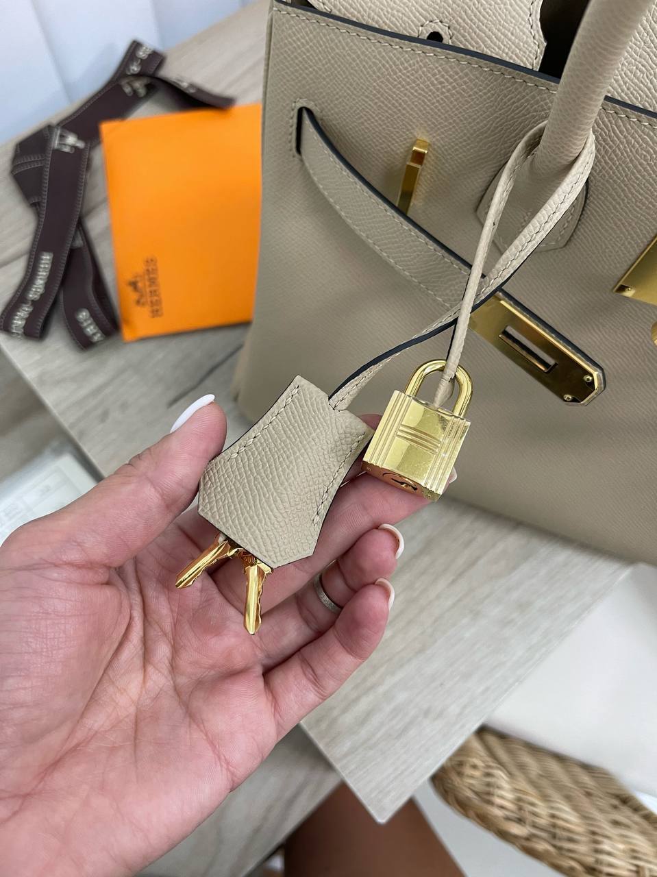 Элитная сумка женская Hermes Birkin 30 cm, Epsom BP-15594 Элитная сумка женская Hermes Birkin 30 cm, Epsom BP-15594