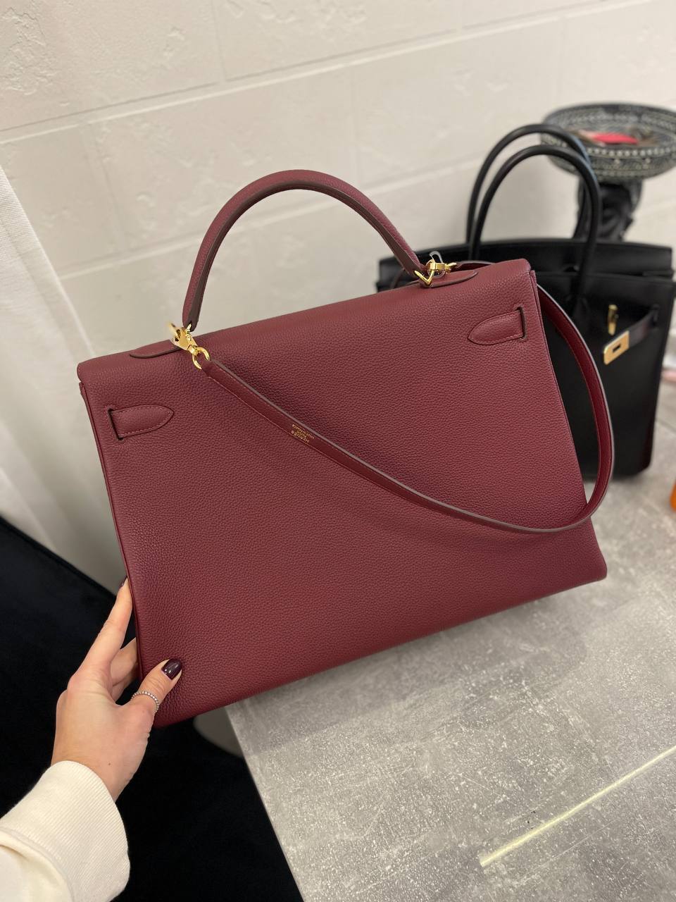 Коллекционная сумка женская Kelly 40 см, togo Hermes BP-43211 Коллекционная сумка женская Kelly 40 см, togo Hermes BP-43211