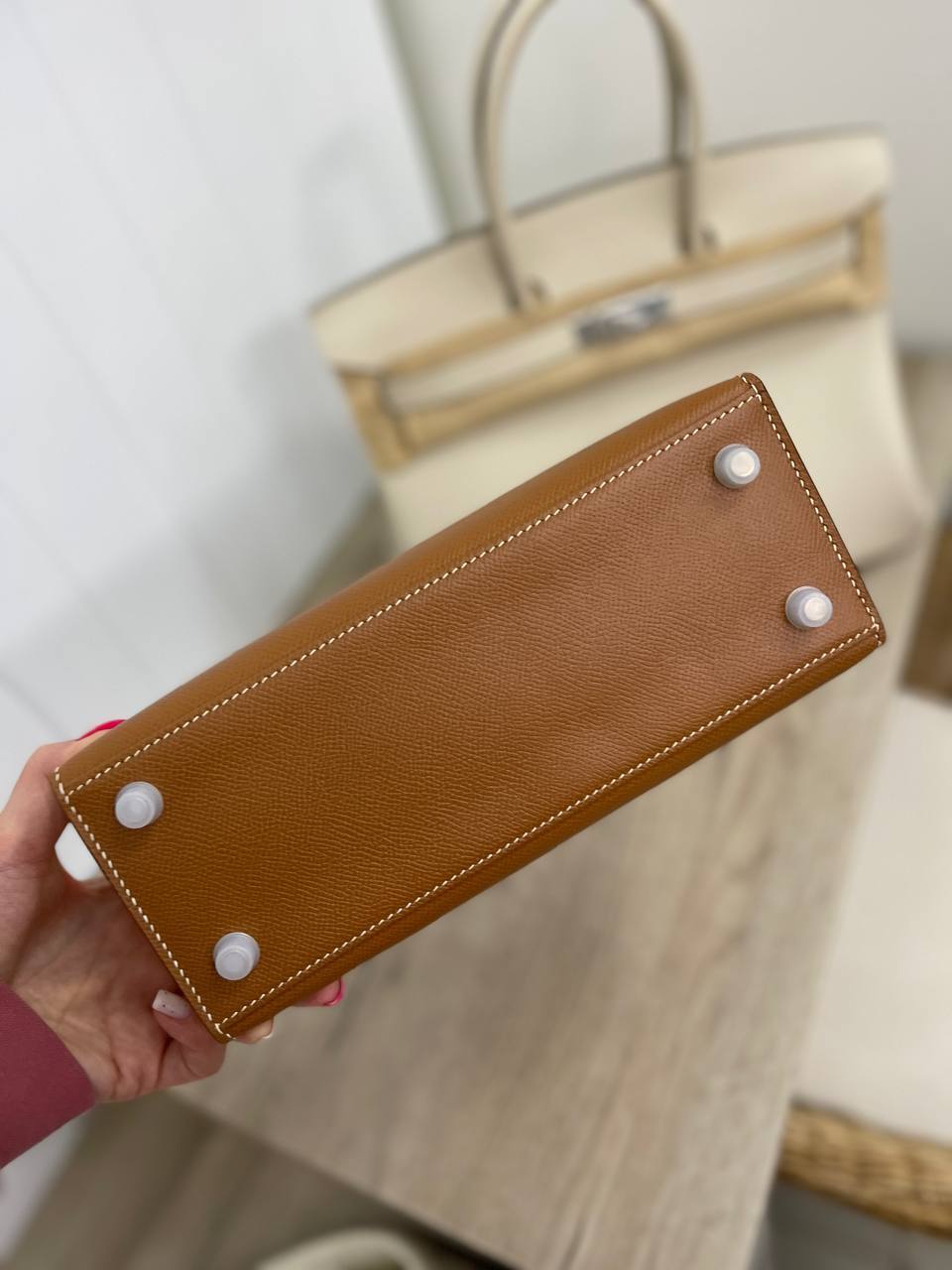 Коллекционная женская сумка Kelly 25 см, PHW Hermes BP-29489 Коллекционная женская сумка Kelly 25 см, PHW Hermes BP-29489