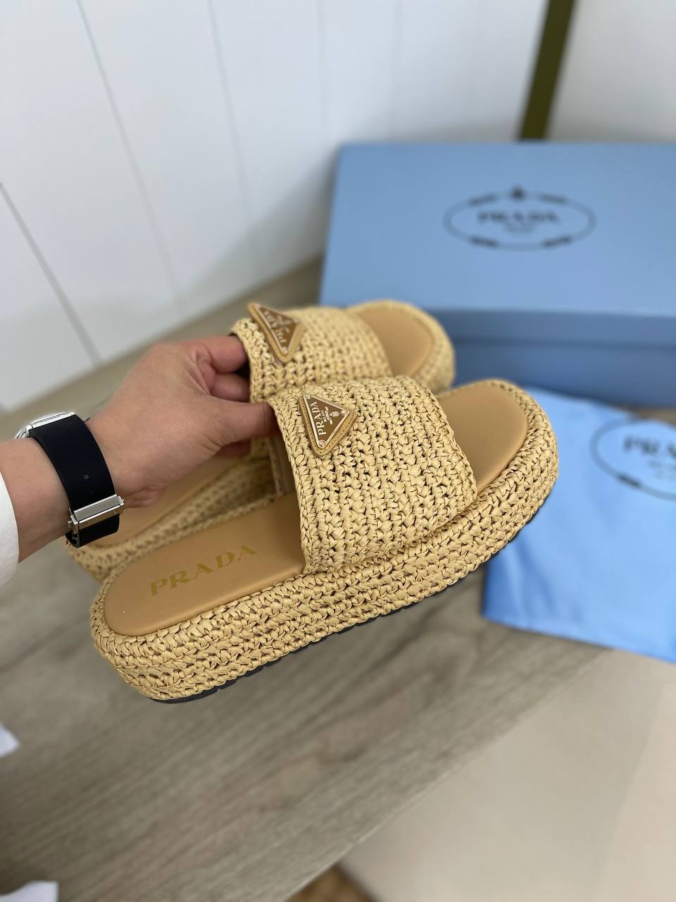 Премиум мюли Prada BP-34855 Премиум мюли Prada BP-34855