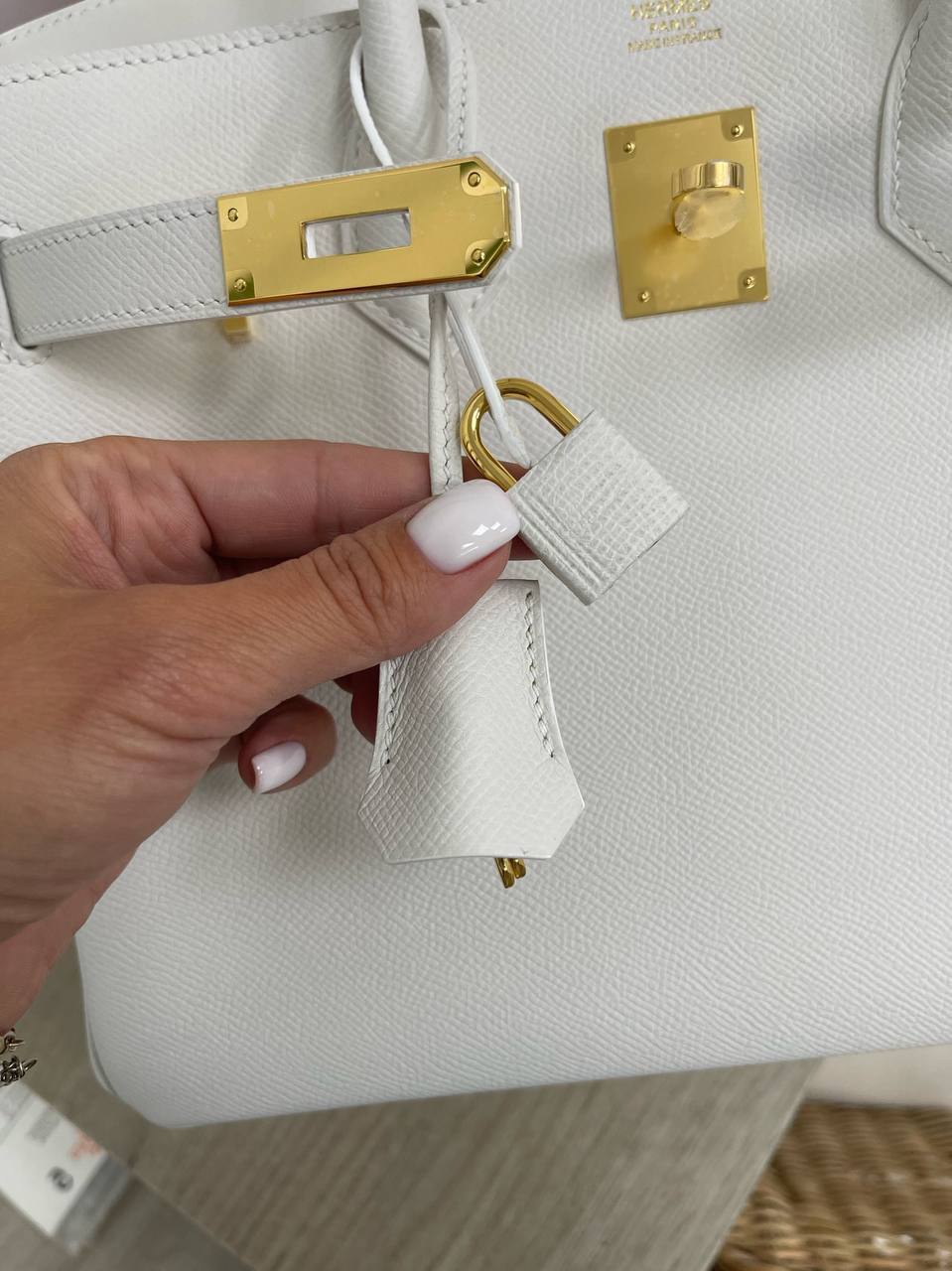 Коллекционная сумка Hermes женская Birkin 30 cm, Epsom BP-15707 Коллекционная сумка Hermes женская Birkin 30 cm, Epsom BP-15707
