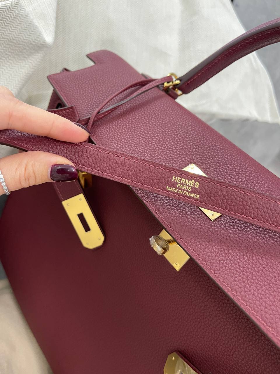 Коллекционная сумка женская Kelly 40 см, togo Hermes BP-43211 Коллекционная сумка женская Kelly 40 см, togo Hermes BP-43211