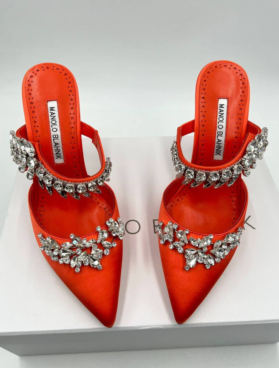 Премиум мюли Lurum Manolo Blahnik с кристаллами BP-26354 Премиум мюли Lurum Manolo Blahnik с кристаллами BP-26354