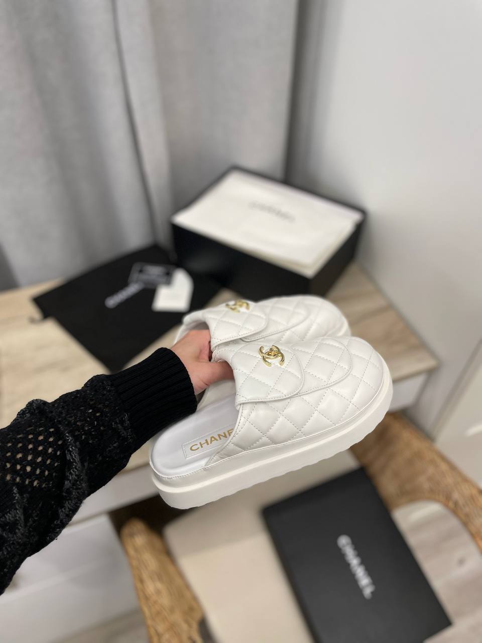 Премиум мюли Chanel BP-47474 Премиум мюли Chanel BP-47474