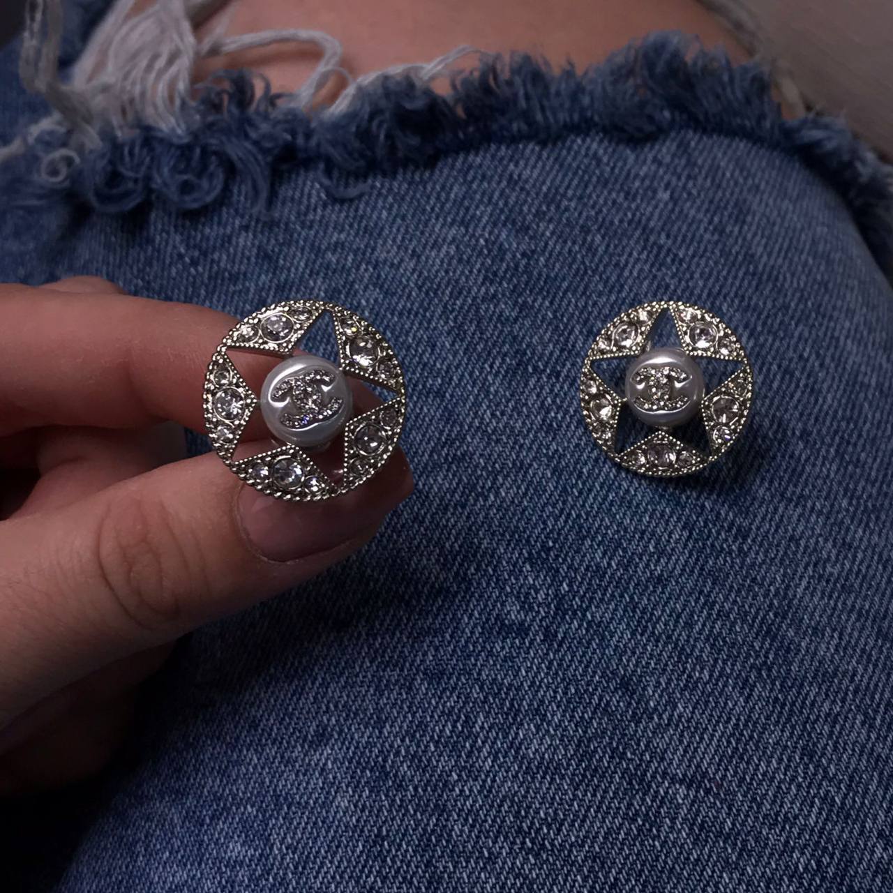 Трендовые серьги Chanel BP-28800 Трендовые серьги Chanel BP-28800