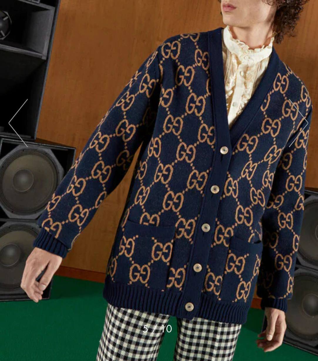 Двухсторонний кардиган Gucci люкс BP-21170 Двухсторонний кардиган Gucci люкс BP-21170