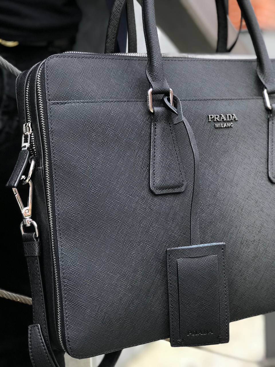 Портфель стильный Prada BP-17342 Портфель стильный Prada BP-17342