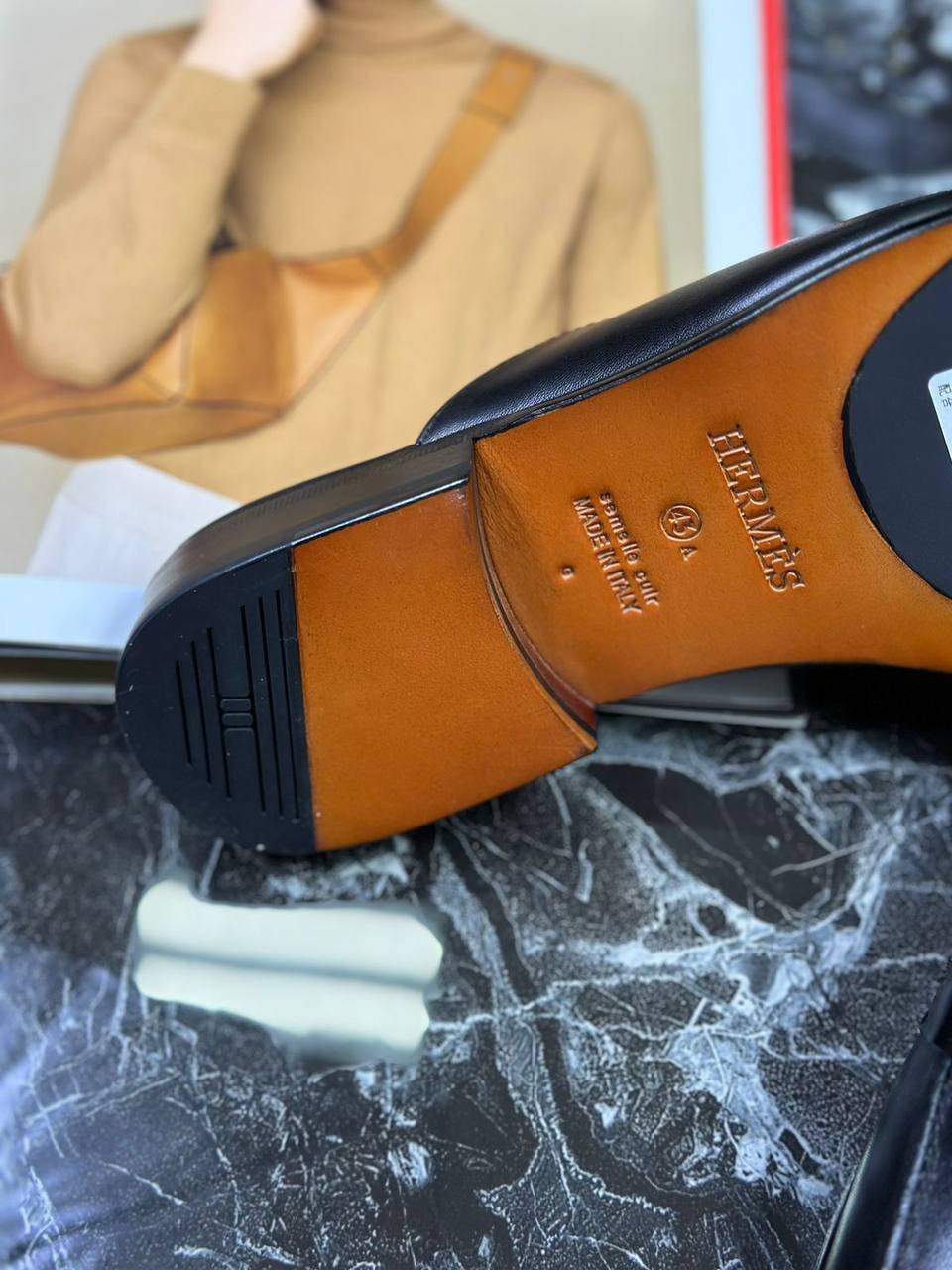 Мюли люксовые Hermes BP-35938 Мюли люксовые Hermes BP-35938