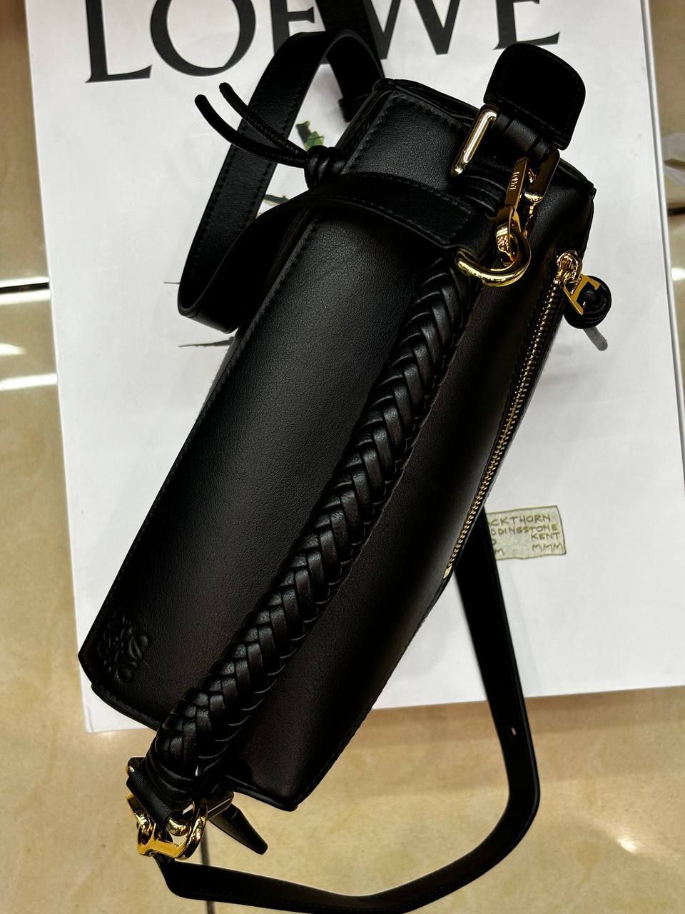 Сумка черная через плечо Loewe BP-41581186 Сумка черная через плечо Loewe BP-41581186