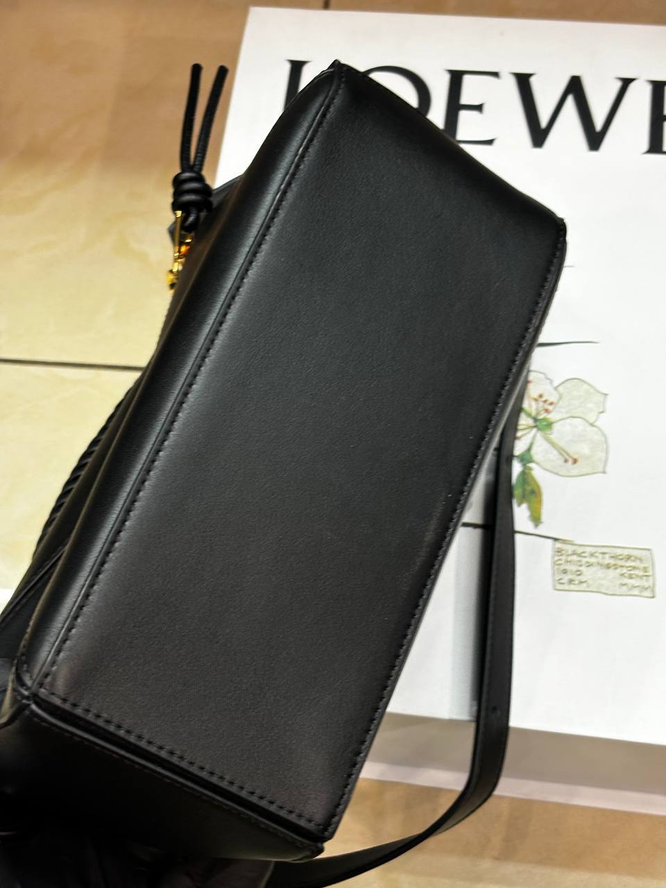 Сумка черная через плечо Loewe BP-41581186 Сумка черная через плечо Loewe BP-41581186