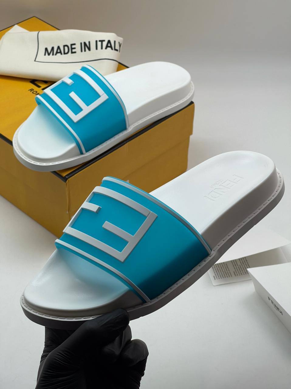 Шлёпанцы лимитированные Fendi BP-12990 Шлёпанцы лимитированные Fendi BP-12990