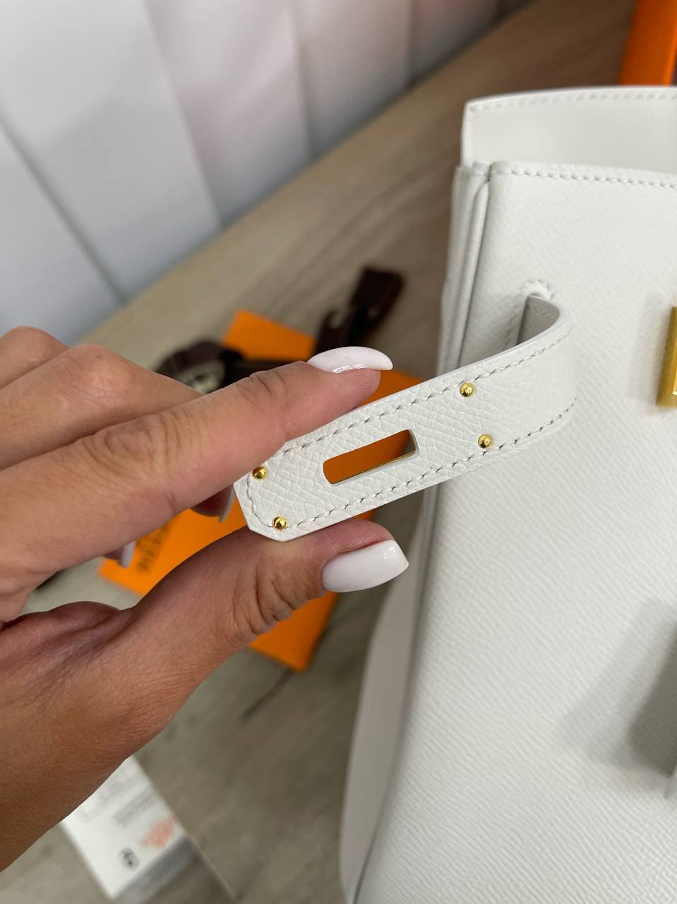 Коллекционная сумка Hermes женская Birkin 30 cm, Epsom BP-15707 Коллекционная сумка Hermes женская Birkin 30 cm, Epsom BP-15707