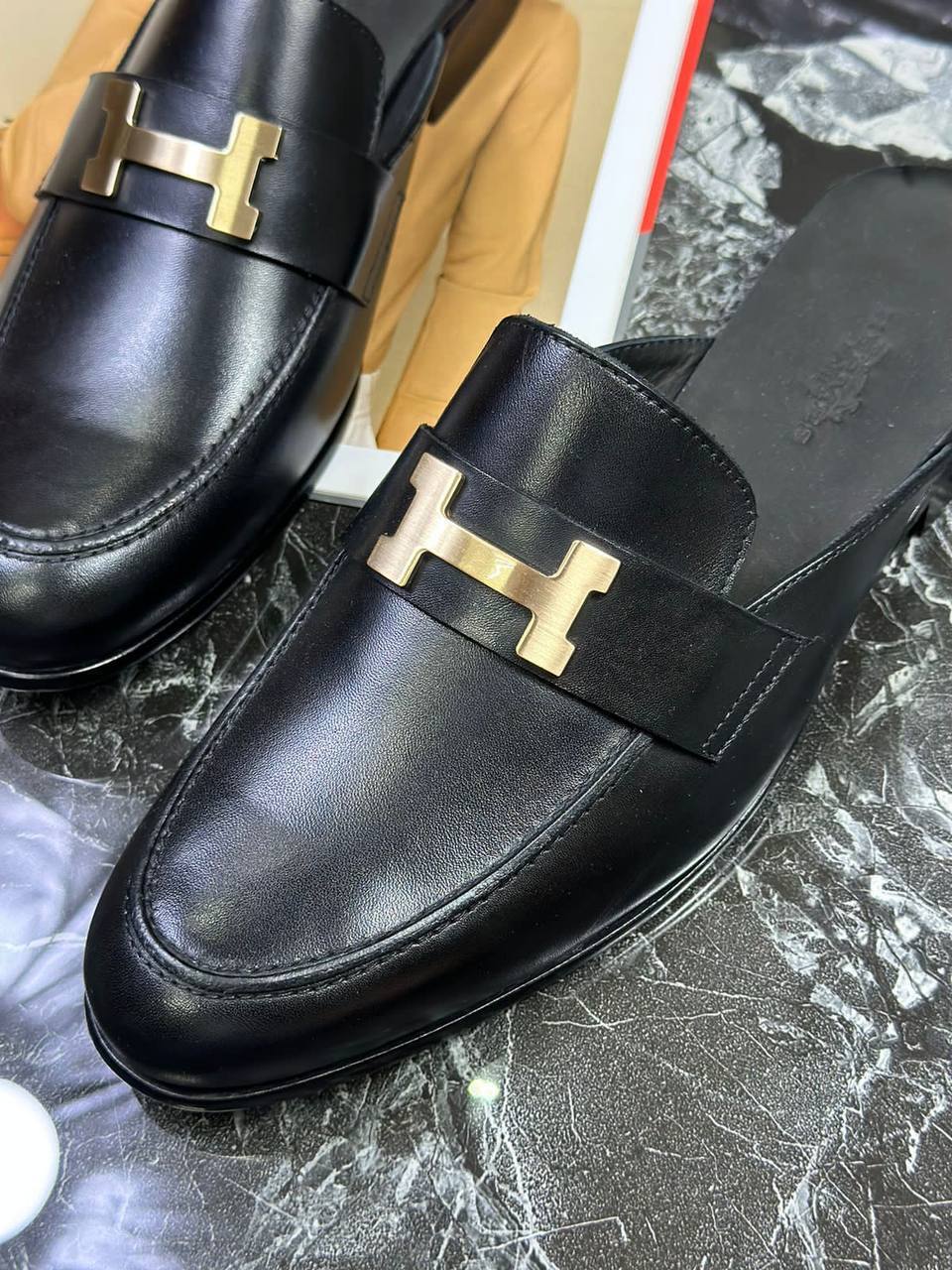 Мюли люксовые Hermes BP-35938 Мюли люксовые Hermes BP-35938