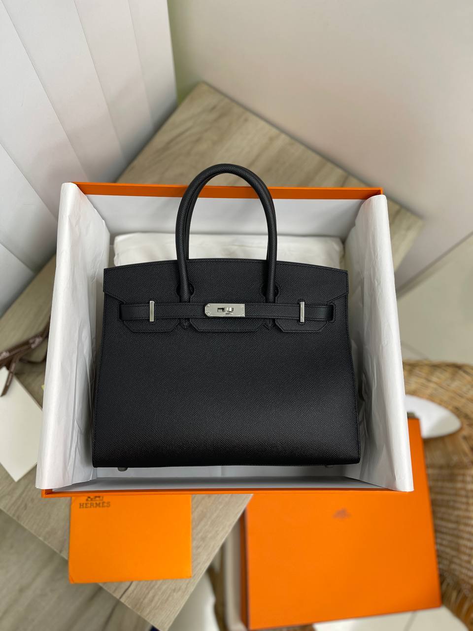 Элитная сумка женская Birkin 30 см, Epsom Hermes BP-28176 Элитная сумка женская Birkin 30 см, Epsom Hermes BP-28176