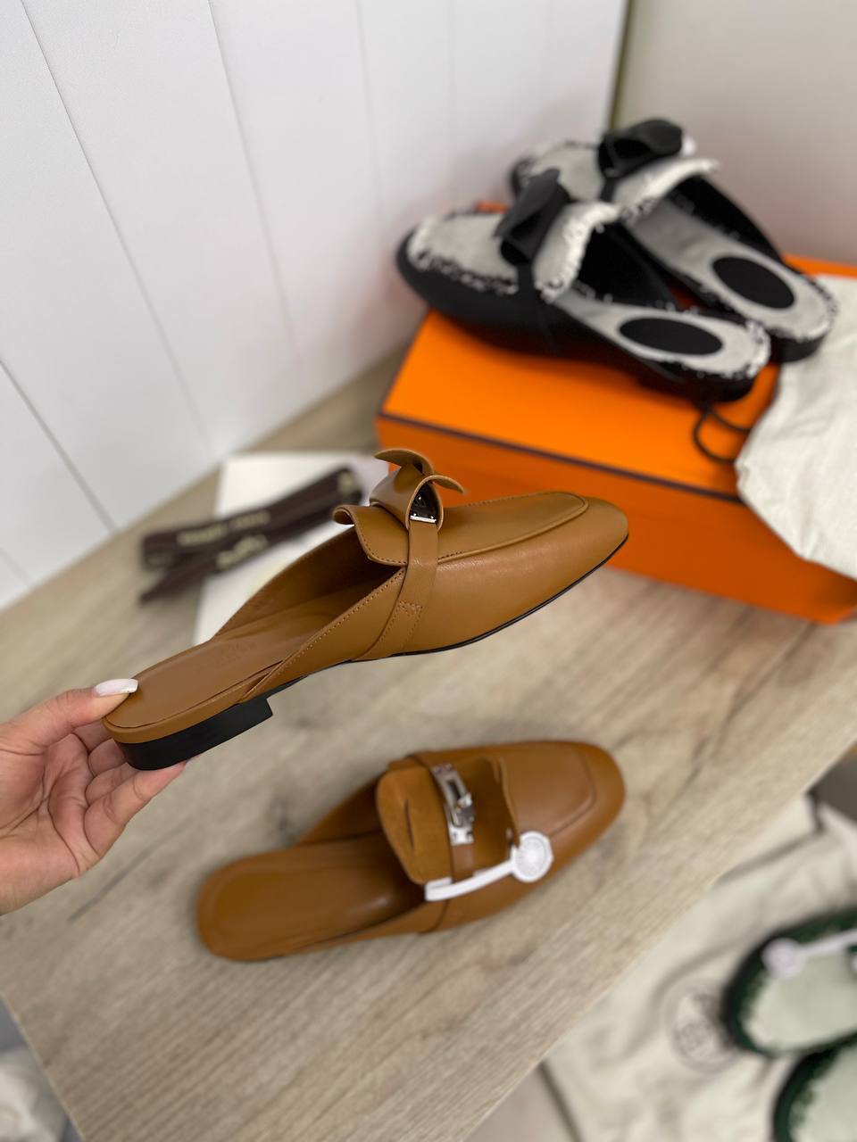 Коллекционные мюли Hermes BP-34160 Коллекционные мюли Hermes BP-34160