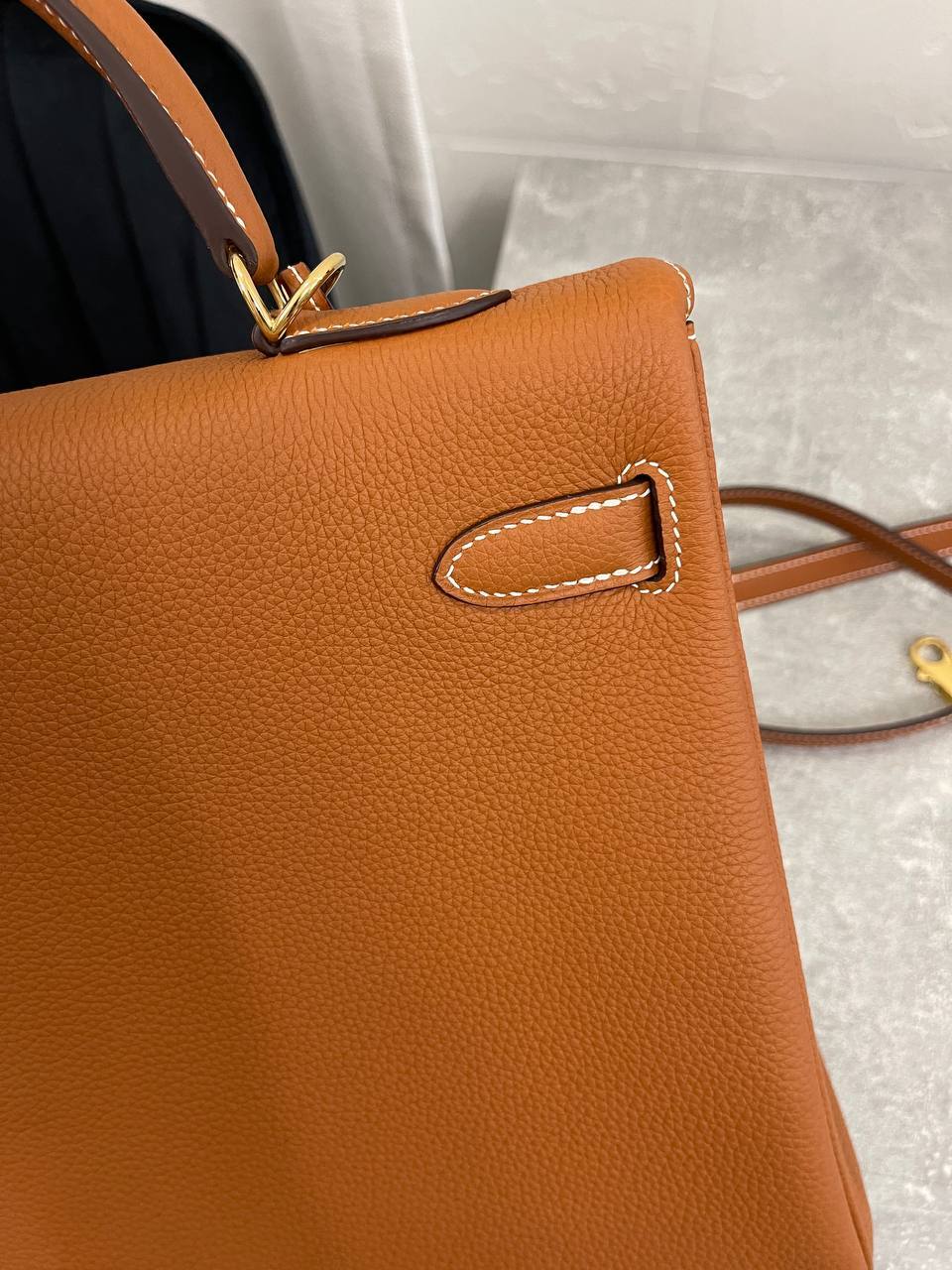 Коллекционная женская сумка Kelly 35, Togo кожа, Hermes BP-43160 Коллекционная женская сумка Kelly 35, Togo кожа, Hermes BP-43160