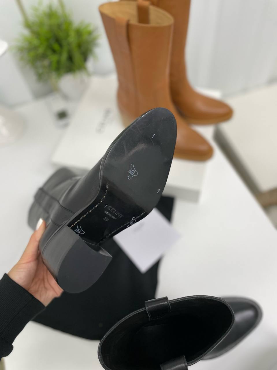 Полусапожки премиум Celine BP-19180 Полусапожки премиум Celine BP-19180