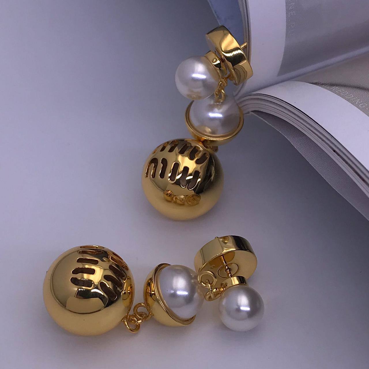 Премиум серьги Miu Miu BP-28071 Премиум серьги Miu Miu BP-28071