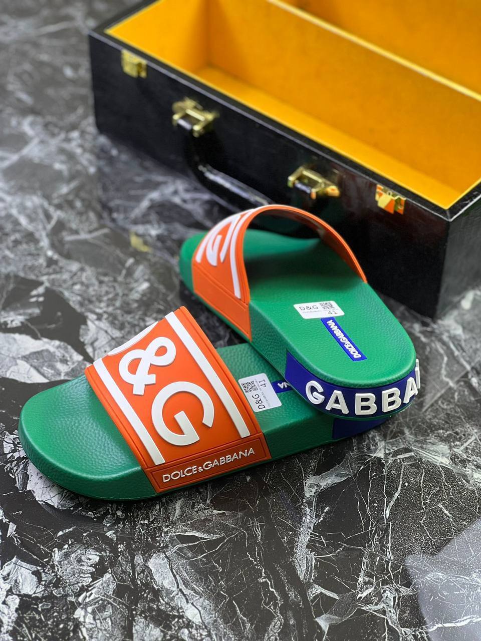 Шлёпанцы эксклюзивные Dolce & Gabbana BP-34644 Шлёпанцы эксклюзивные Dolce & Gabbana BP-34644