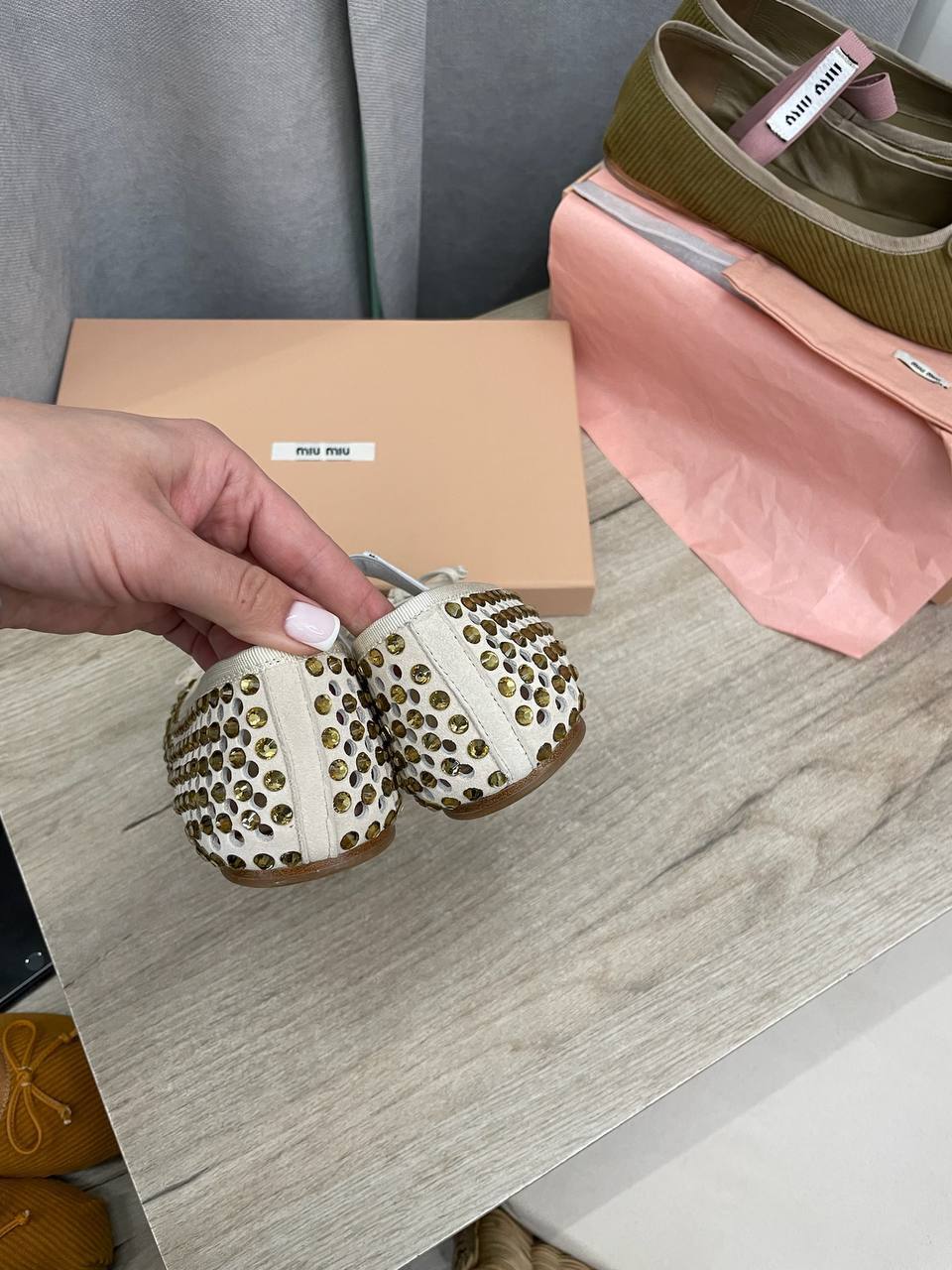 Балетки Miu Miu коллекционные BP-49046 Балетки Miu Miu коллекционные BP-49046