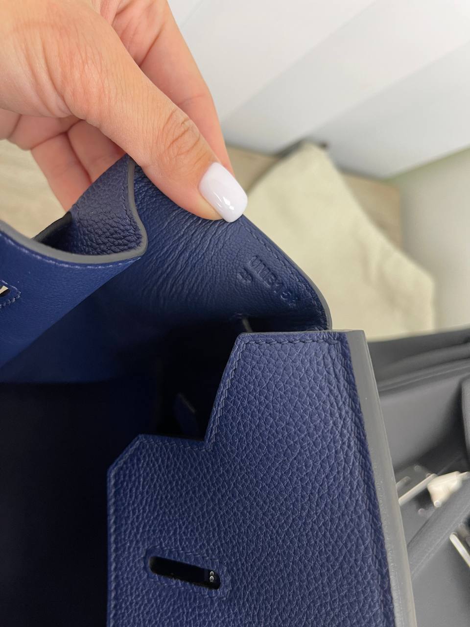 Элитная сумка женская Birkin 35 см, Togo PHW Hermes BP-17580 Элитная сумка женская Birkin 35 см, Togo PHW Hermes BP-17580