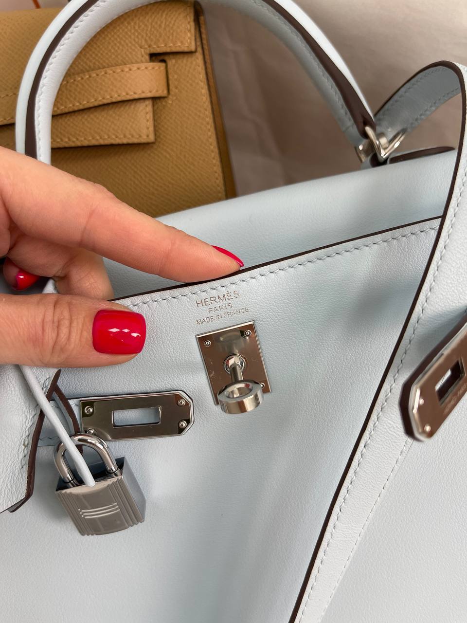 Коллекционная женская сумка Kelly 25 см, swift leather Hermes BP-33149 Коллекционная женская сумка Kelly 25 см, swift leather Hermes BP-33149