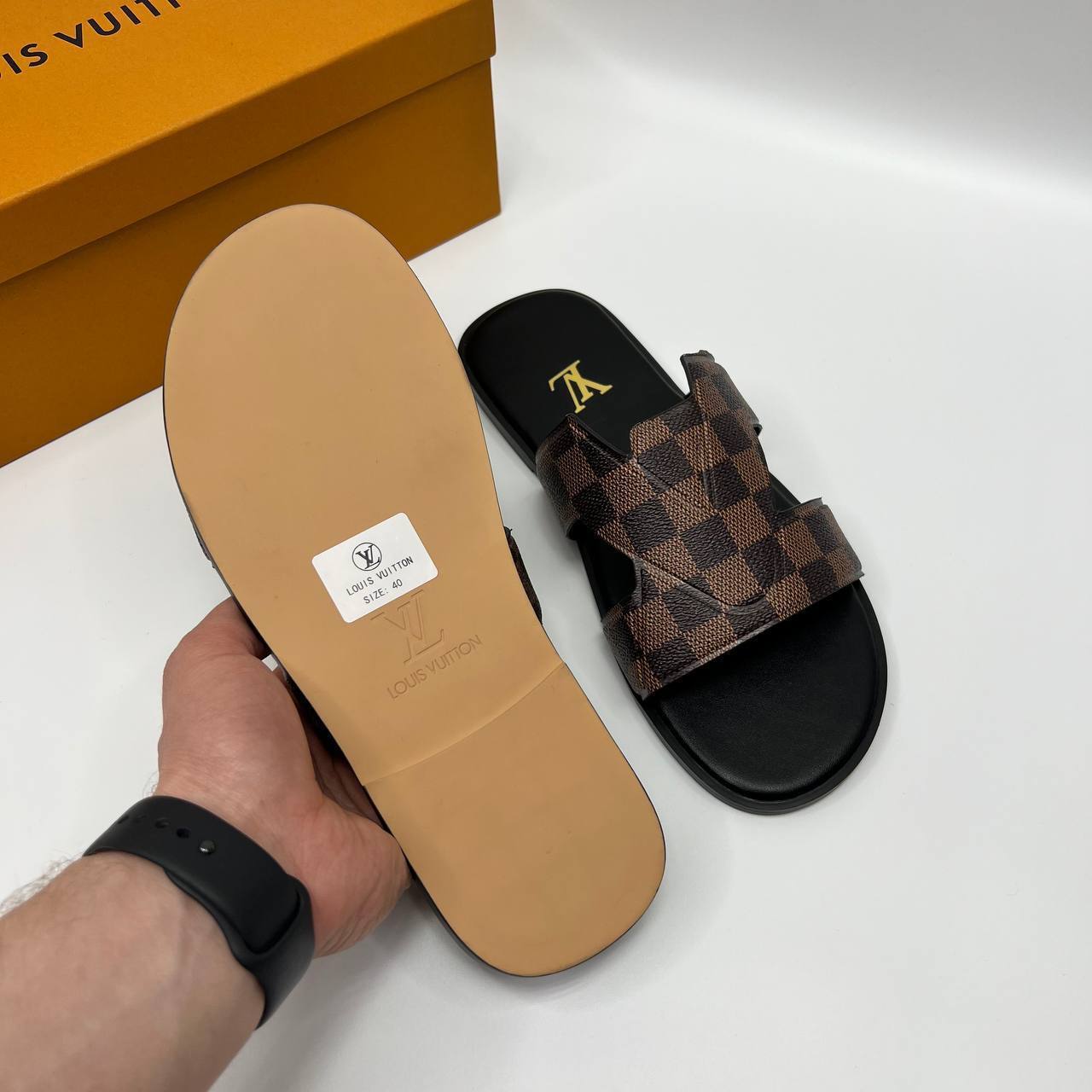 Шлёпанцы лимитированные Louis Vuitton BP-33978 Шлёпанцы лимитированные Louis Vuitton BP-33978