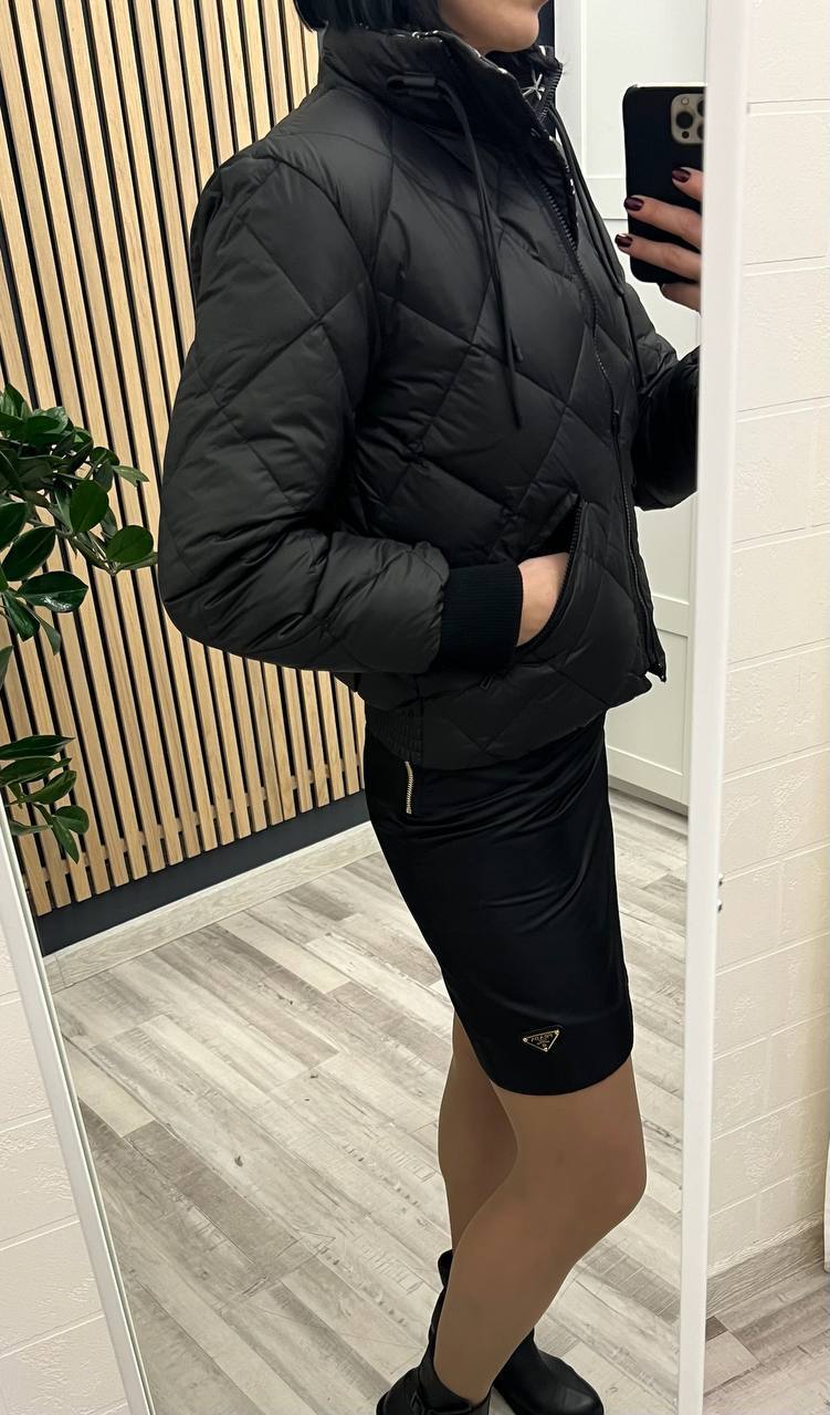 Двухсторонний коллекционный пуховик Hermes BP-46407 Двухсторонний коллекционный пуховик Hermes BP-46407