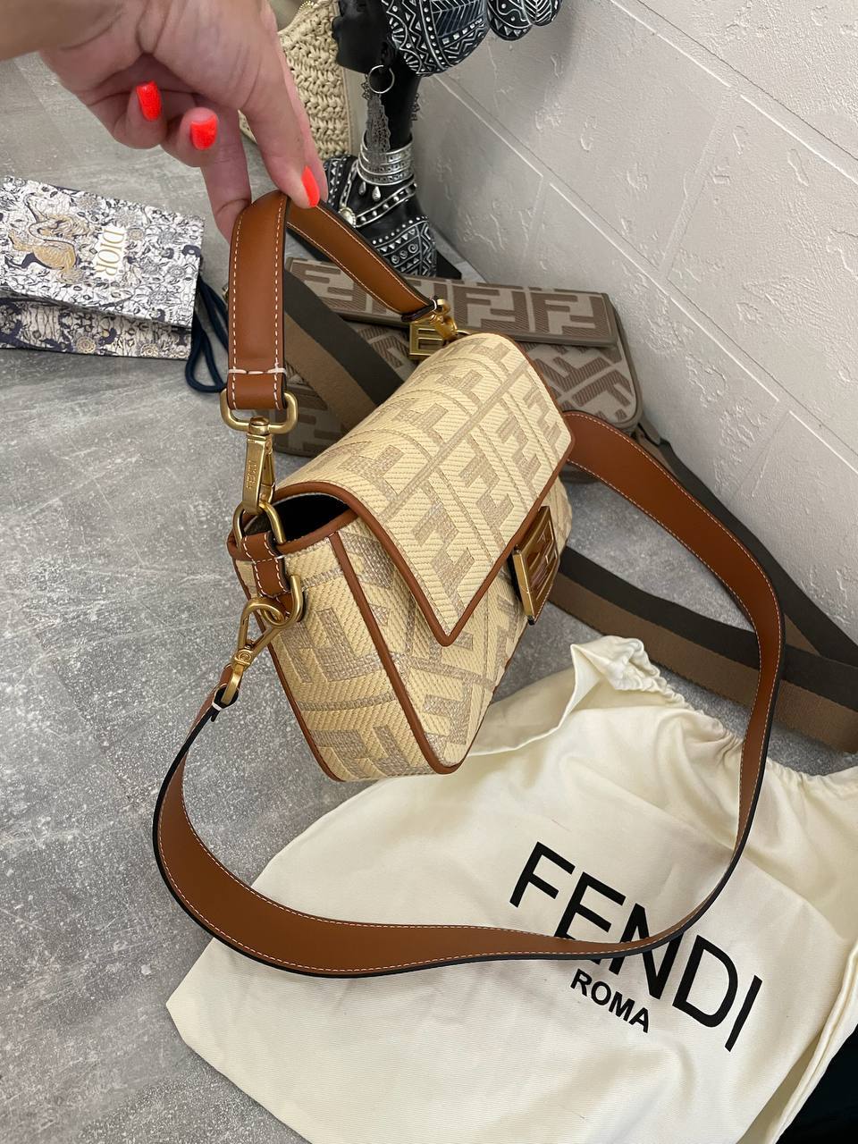 Коллекционная женская сумка Fendi BP-52755 Коллекционная женская сумка Fendi BP-52755