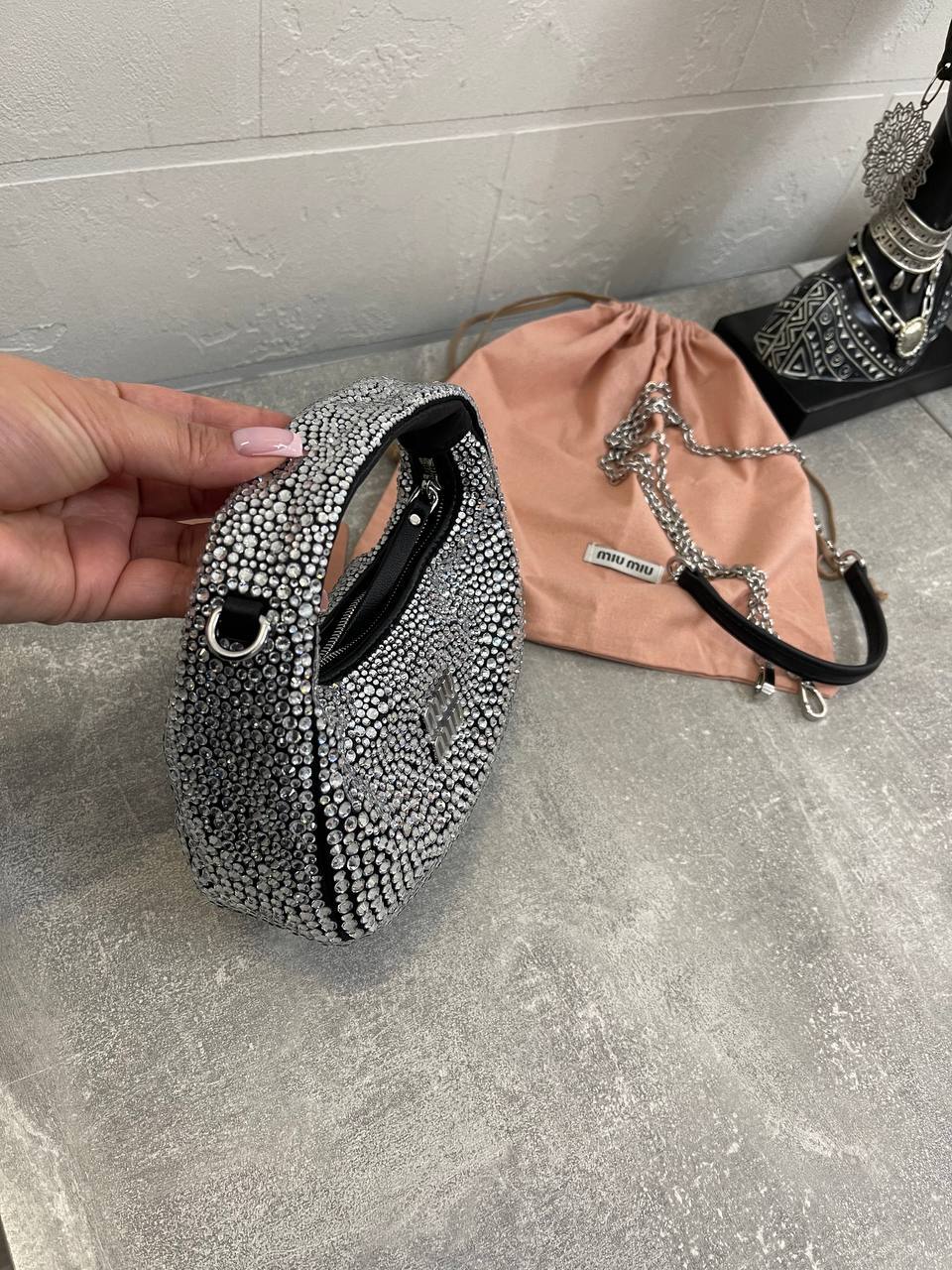 Модная женская сумка 18 см Miu Miu BP-48927 Модная женская сумка 18 см Miu Miu BP-48927