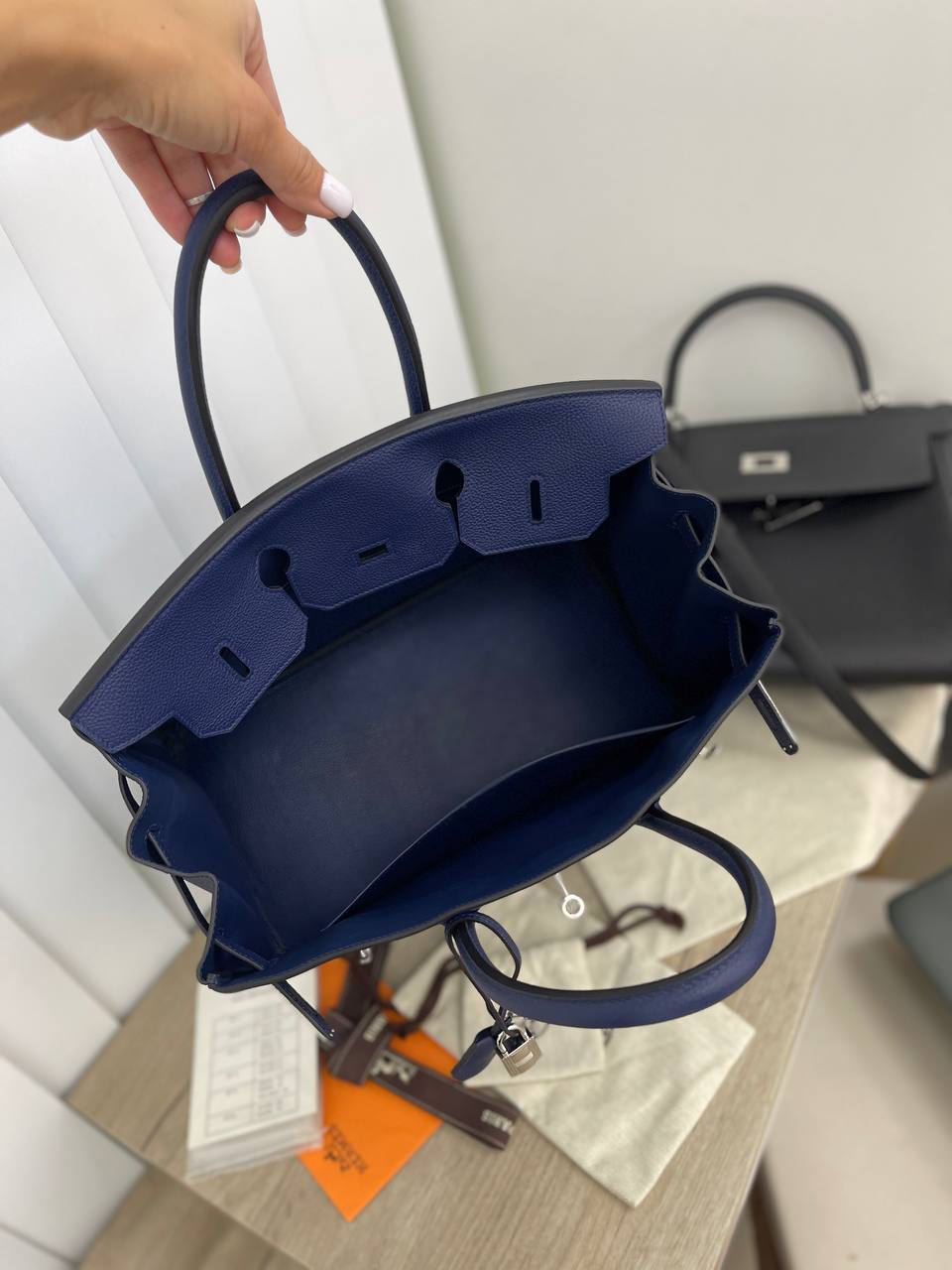 Элитная сумка женская Birkin 35 см, Togo PHW Hermes BP-17580 Элитная сумка женская Birkin 35 см, Togo PHW Hermes BP-17580