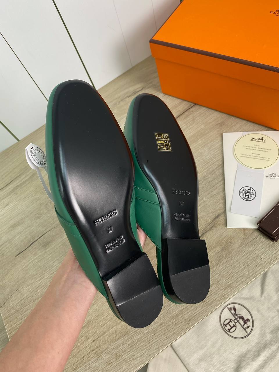 Люкс мюли Hermes BP-34594 Люкс мюли Hermes BP-34594