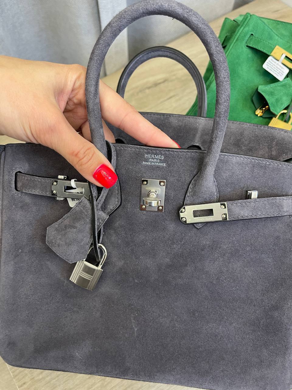 Элитная женская сумка Birkin 25 PHW, Hermes BP-52495 Элитная женская сумка Birkin 25 PHW, Hermes BP-52495