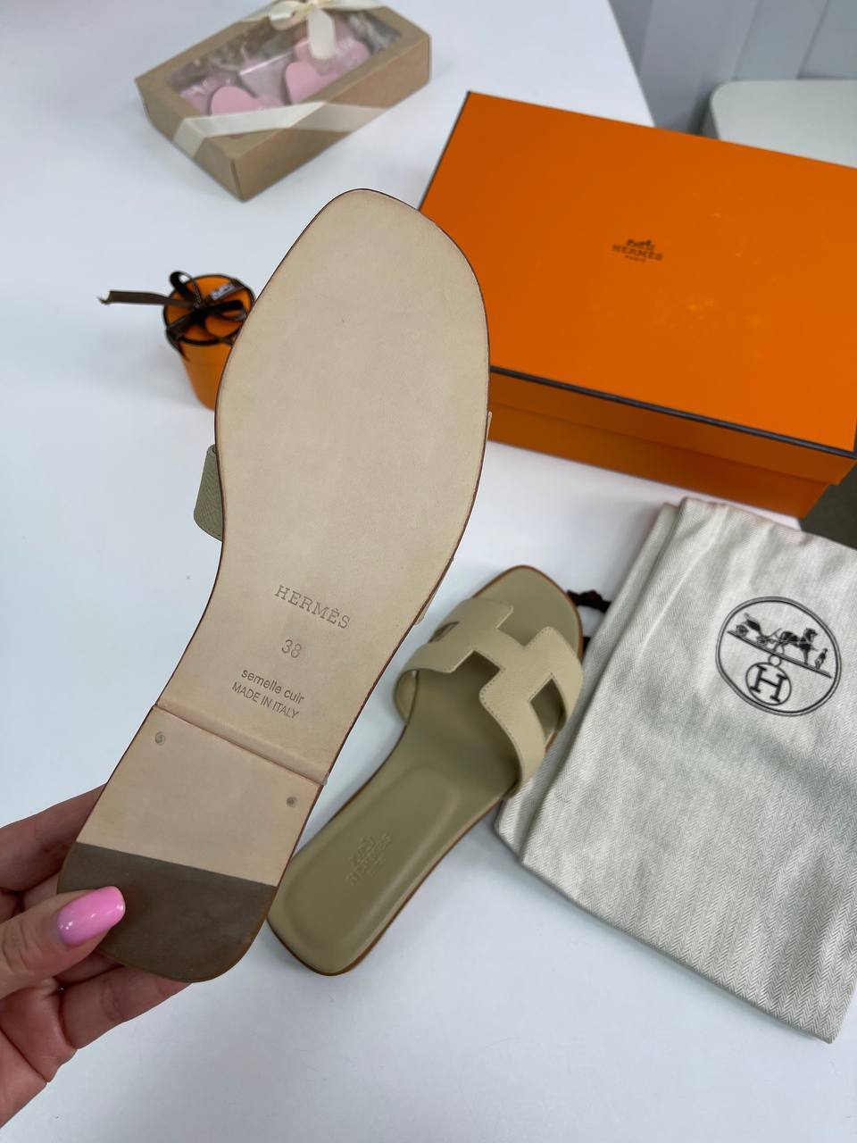 Сандалии премиум Hermes BP-30054 Сандалии премиум Hermes BP-30054