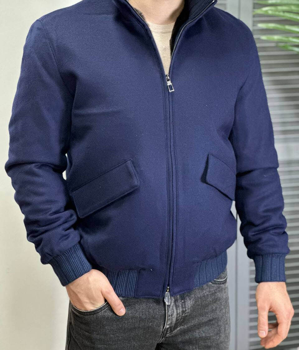 Бомбер Loro Piana для повседневного стиля BP-42164 Бомбер Loro Piana для повседневного стиля BP-42164