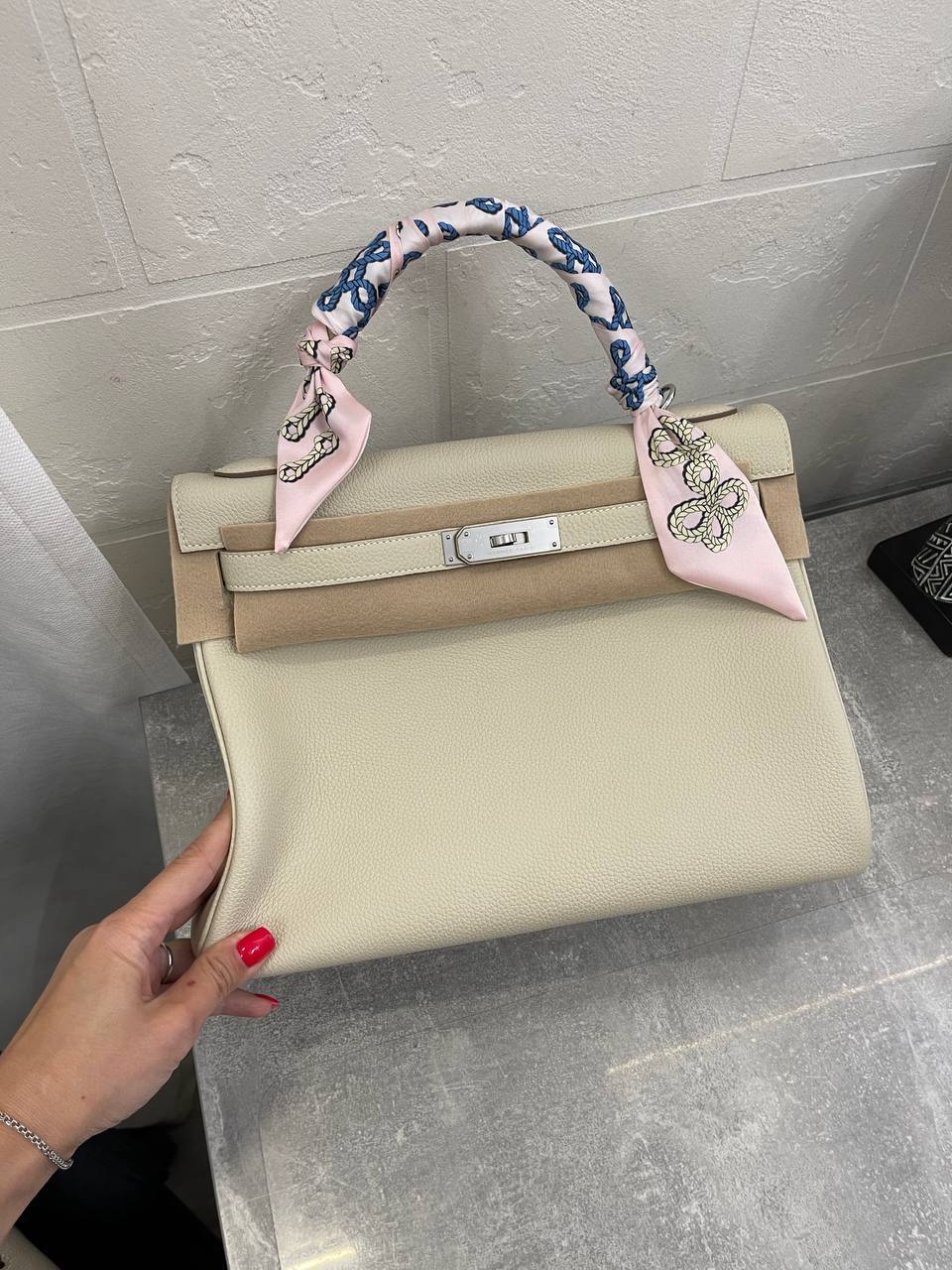 Коллекционная женская сумка Kelly 32 см, PHW Hermes BP-52740 Коллекционная женская сумка Kelly 32 см, PHW Hermes BP-52740