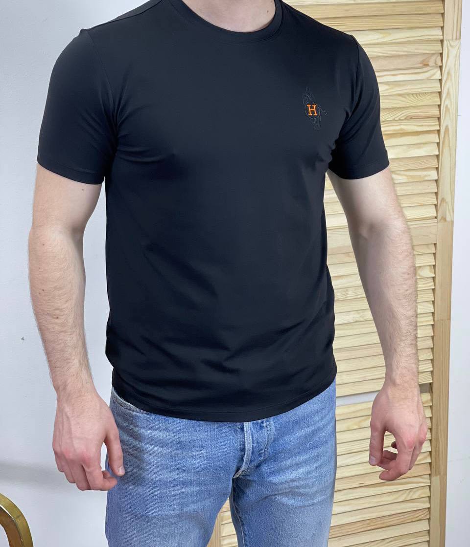 Футболка люксовая Hermes BP-13054 Футболка люксовая Hermes BP-13054