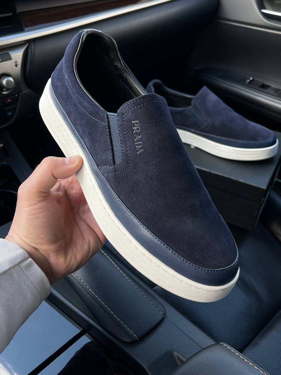 Дизайнерские слипоны Prada BP-33628 Дизайнерские слипоны Prada BP-33628