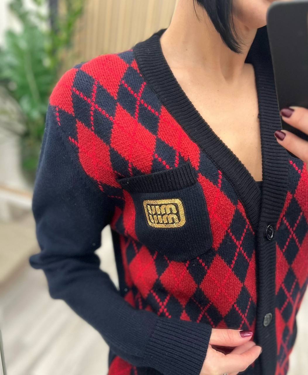 Повседневный кардиган Miu Miu BP-44813 Повседневный кардиган Miu Miu BP-44813