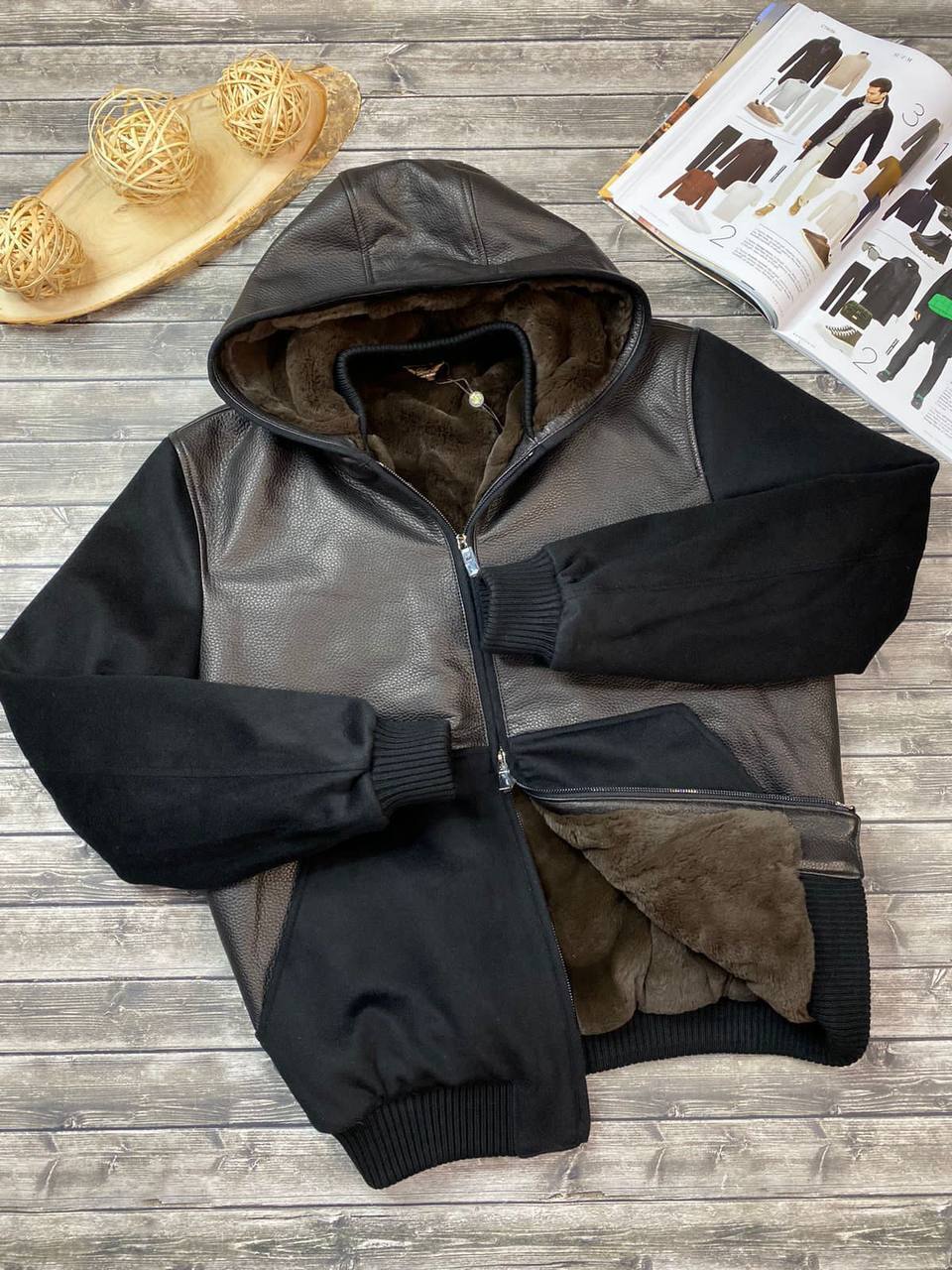 Мужская куртка повседневная Loro Piana BP-21431 Мужская куртка повседневная Loro Piana BP-21431