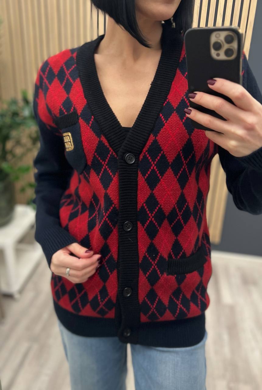 Повседневный кардиган Miu Miu BP-44813 Повседневный кардиган Miu Miu BP-44813